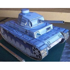 Duitse Panzer III tank in 1:43