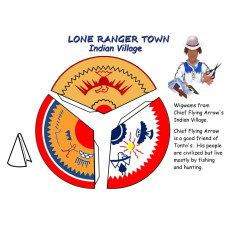 Wigwams - Lone Ranger serie - groot