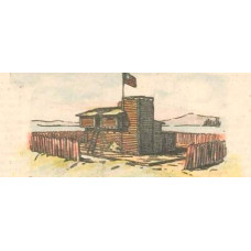 Amerikaans kolonisten blokhuis - groot