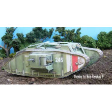 Britse Mark IV tank in 1:36