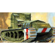 Whippet tank - 1e Wereldoorlog - 1:27